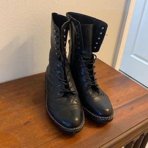 Vince Camuto Combat Boots - Sz 9